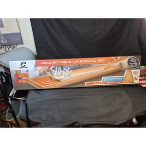 Wooden Tabletop Bowling Game Set for Kids & Adults Cipton